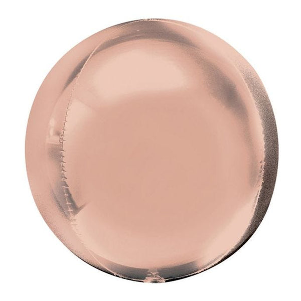 16" ORBZ ROSE GOLD FOIL BALLOON