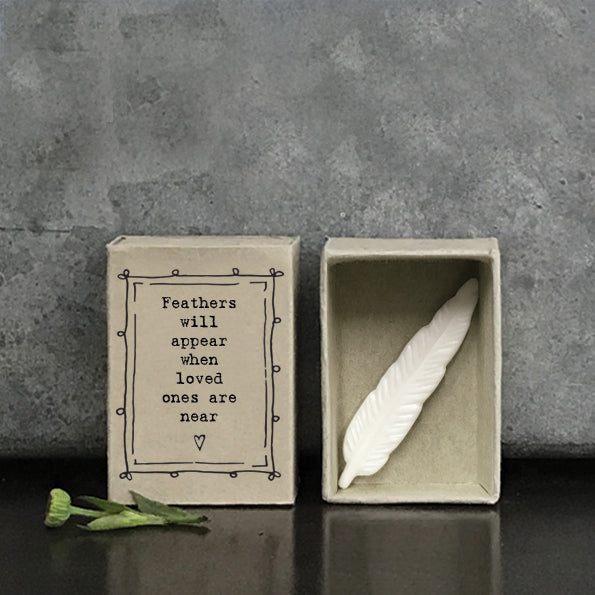 Matchbox - 'Feathers appears when loved ones are near'