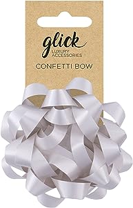 Confetti Bow - Grey silver