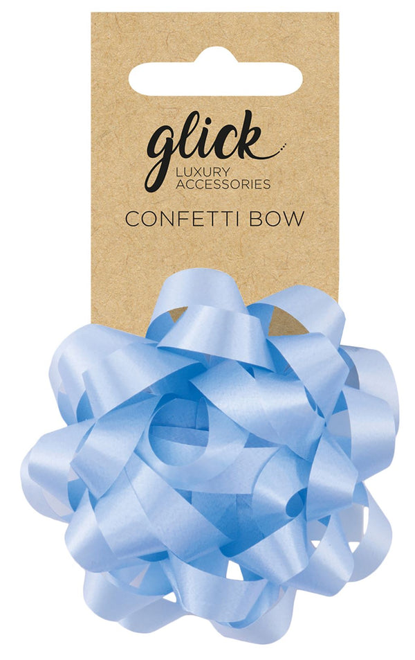 Confetti Bow - Baby blue