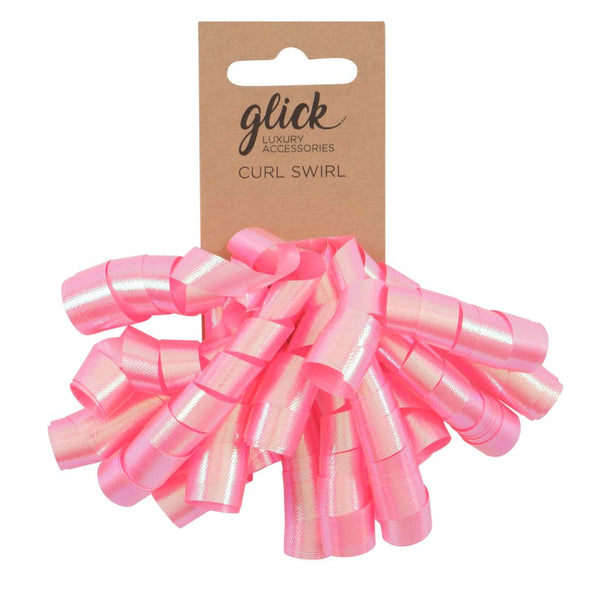 Curly Bow - Candy pink