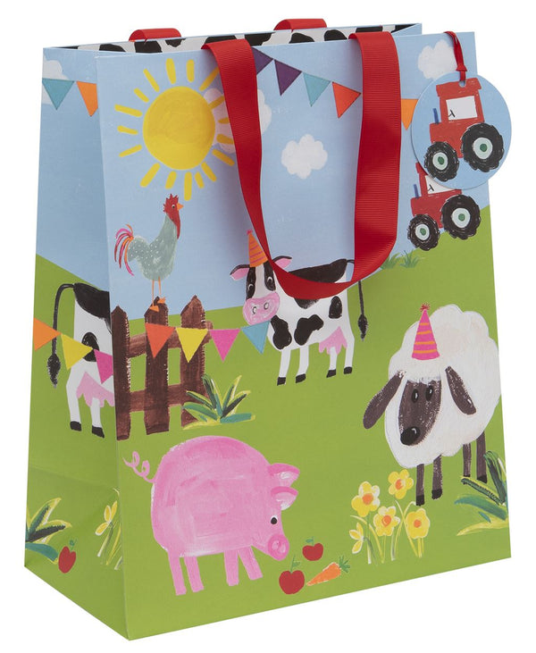 Large Gift Bag - Farm Yard