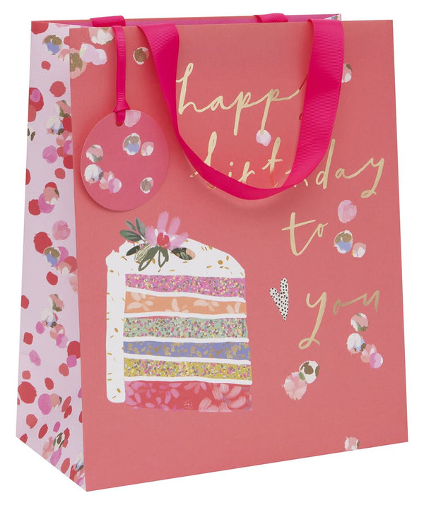 Large Gift Bag - Rainbow cake