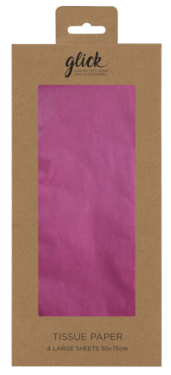 Flat Tissue Paper - Hot pink
