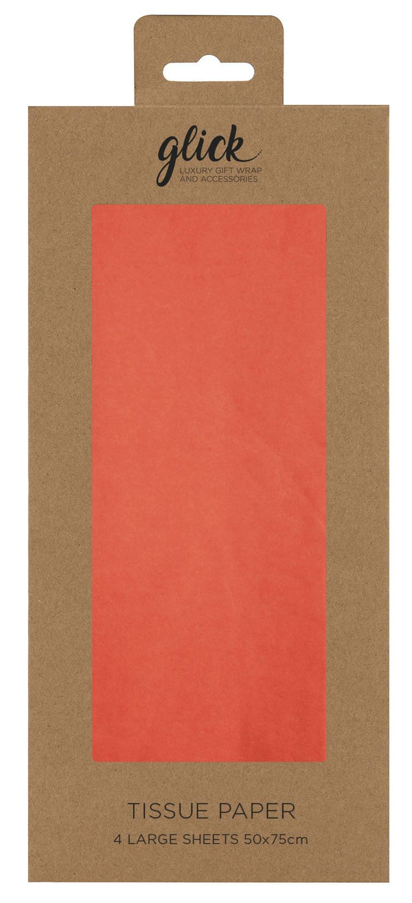 Flat Tissue Paper - Orange