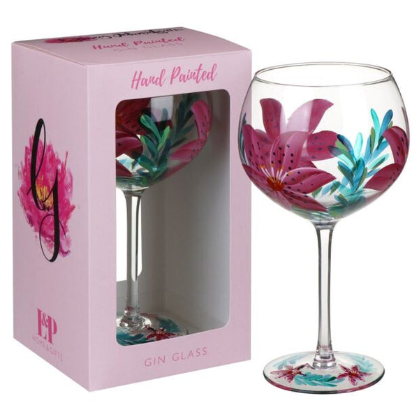Gin glass - Lily flower