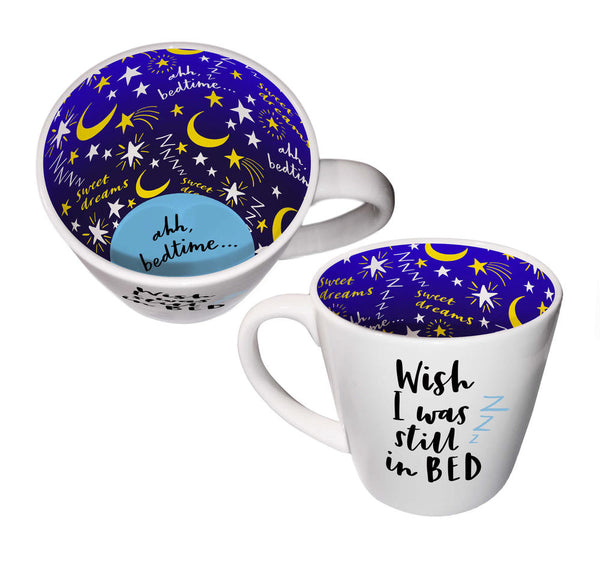 'I wish i was still in bed' Inside out mug