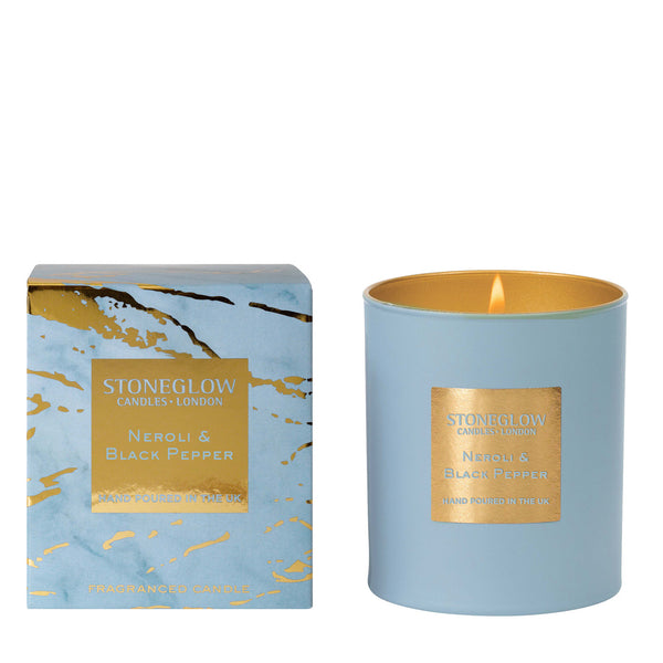 Neroli and Black Pepper scented candle