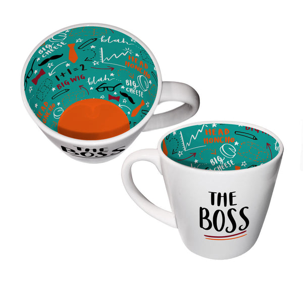 'The boss' Inside out mug